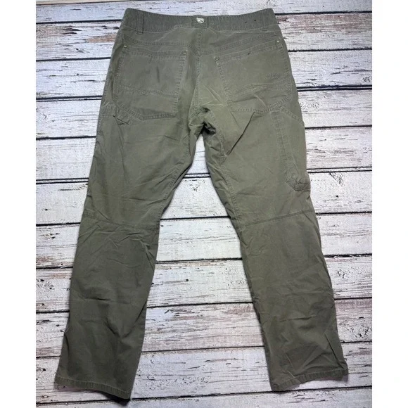 Kuhl Pants Brown Revolvr Hiking Outdoor Stretch Cotton Nylon Work Men's 32x30 - Picture 7 of 8